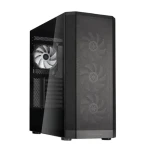 كيسة سيلفر ستون ARGB FARA 514X مع إضاءة ATX Mid-Tower - أسود