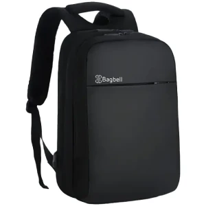 Bagbell Laptop Backpack 15.6 Inch Waterproof Fabric, Black B-2018