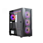 Xander Velox Gaming Case Mid Tower 4 Fan RGB Black 700W 80+