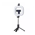 EARLDOM ZP21-ET Selfie Stick Broadcast tripod with 6-inch Ring Light -14 Day Warranty