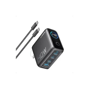 Anker Charger 140W 4-Port PD 3.1 With USB-C Cable - B2697GZ1 - Dark Gray