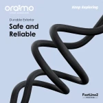 Oraimo FastLine 2 OCD-CL54 Type-C to Lightning Cable 2.4A 1Meter - Black
