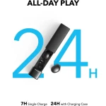 Anker Soundcore A30i Earbuds Ultra Smart Noise Cancelling , Elegant Lipstick Design, Black - A3958H11