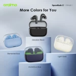 Oraimo SpaceBuds Z ANC True Wireless Earbuds OTW-625 with Spatial Audio -BLACK