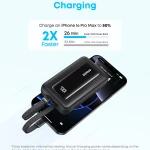 Anker Zolo Power Bank 10000mAh 35W with Built-in Dual USB-C Cables Black - A1680H12