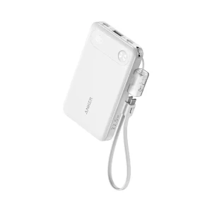 Anker PowerCore 10000mAh Power Bank 22.5W, 3 ports, White - A1257H21