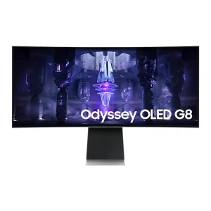 Samsung 34-Inch OLED G8 Odyssey Gaming Monitor with 0.03ms GtG Response time &amp; 175Hz Refresh rate