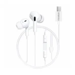 Choetech OC-A011 USB-C In-Ear Earphones 1.2m - White