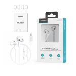 Choetech OC-A011 USB-C In-Ear Earphones 1.2m - White