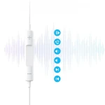 Choetech OC-A011 USB-C In-Ear Earphones 1.2m - White