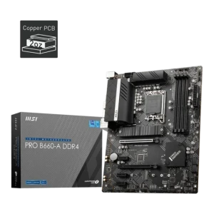 MSI PRO B660-A DDR4 LGA 1700 Intel B660 ATX Intel Motherboard