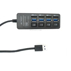 كبل HUB USB 3.0 4 منفذ (U32-22)