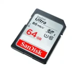 سانديسك بطاقة ذاكرة SDXC UHS-I بسعة 64 جيجا الفئة 10 بسرعة تصل إلى 80 ميجابايت