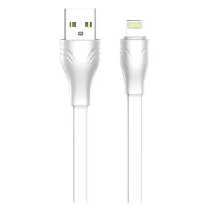 LDNIO LS551 USB to Lightning Mobile Fast Charging 1M Cable 2.1 A White