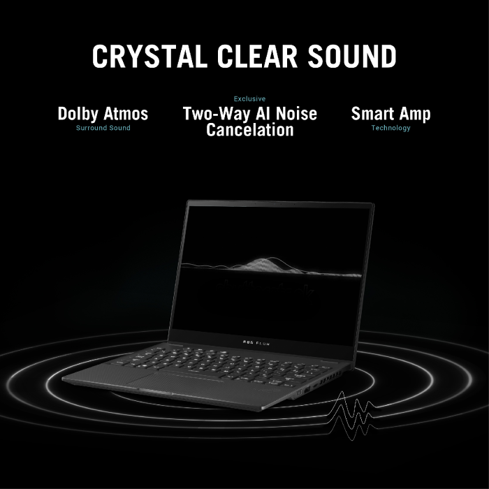 Asus ROG Flow X13 GV301RE-LJ118W Gaming Laptop 13.4 inch WUXGA 120Hz AMD R7-6800HS 16GB RAM 512GB SSD RTX 3050 Ti 4GB Black Win11 90NR0A21-M008F0