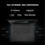 Asus ROG Flow X13 GV301RE-LJ118W Gaming Laptop 13.4 inch WUXGA 120Hz AMD R7-6800HS 16GB RAM 512GB SSD RTX 3050 Ti 4GB Black Win11 90NR0A21-M008F0