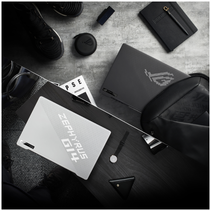 Asus ROG Zephyrus G14 GA401QC-K2069T Gaming Laptop 14.0 inch WQHD 120Hz AMD R9-5900HS 16GB RAM 512GB SSD GeForce RTX 3050 4GB Win11 90NR05T3-M002Y0