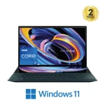 لاب توب اسوس زين بوك ديو UX482EGR-HY007W انتل كورi7 1195G7 16 جيجا و 1تيرا هارد SSD انتل جي فورس MX450 سعة 2 جيجا ويندوز 11 مع قلم وستاند جراب - ازرق