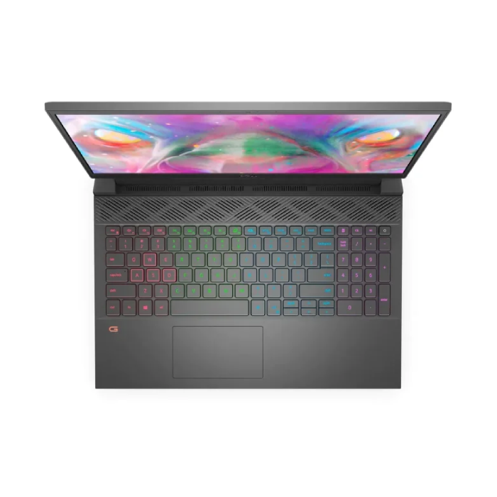 لاب توب جيمنج ديل  G15 5510 E008 انتل كورI5-10500H رام 8 جيجا  256 جيجاSSD ان فيديا جي فورس GTX 1650 سعة 4 جيجا شاشة 15.6 بوصة 120 هرتز اوبونتو- رمادي