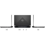 لاب توب ديل G15 5520  للألعاب انتل كور i7-12700H    رام 16 جيجا 512 جيجا اس اس دي نفيديا جي فورس RTX 3060 سعة 6  جيجا 15.6 بوصة 120 هرتز لون رمادي