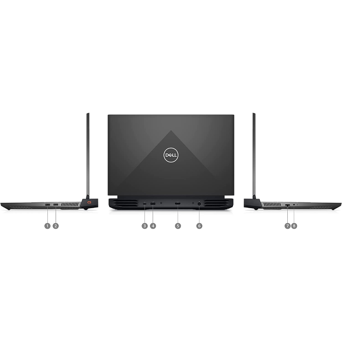 لاب توب ديل G15 5520  للألعاب انتل كور i7-12700H    رام 16 جيجا 512 جيجا اس اس دي نفيديا جي فورس RTX 3060 سعة 6  جيجا 15.6 بوصة 120 هرتز لون رمادي