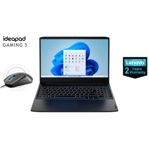 Lenovo IdeaPad 15ACH6 Gaming 3 Gaming Laptop AMD R7-5800H 8GB RAM 512GB SSD 15.6-inch 165Hz NVidia GeForce RTX 3060 6GB + M100 Mouse