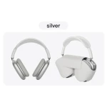 9S Max Headphones wireless Bluetooth With Mic Headset Headphones Silver - 1month Warranty