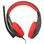 GIGAMAX 530  headphone With Mic  2 Jack  Black Red