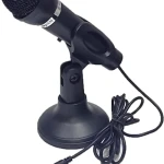 GIGAMAX GM-20 3.5mm AUX Microphone with Stand Black