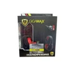 GIGAMAX 530  headphone With Mic  2 Jack  Black Red