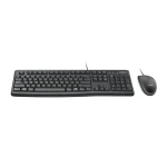 Logitech MK120 Wired Keyboard and Mouse Combo Black