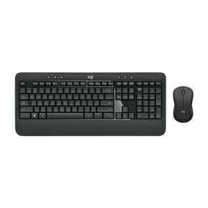 لوجيتك MK540 ادفانسد مجموعة لوحة مفاتيح وماوس لاسلكية -  أسود