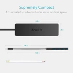 Anker A7516612 Ultra Slim 4-Port USB 3.0 Data Hub Black