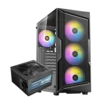 Antec Case AX61 4Fan ARGB Gaming Case +PSU Antec B750 (Bronze Certified)