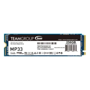 TEAMGROUP MP33 256GB 3D NAND NVMe PCIe M.2 SSD Internal Solid State Drive 5 Years Warranty