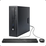 HP ProDesk 600 G1 Desktop Intel i7-4770  8GB RAM 500GB + 128GB SSD GTX 1050 Ti 4GB 23-inch LED+ Keyboard Mouse Data Cable and Power Cable