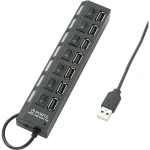i Rock USB Hub 7 Ports Top U2-10 Black