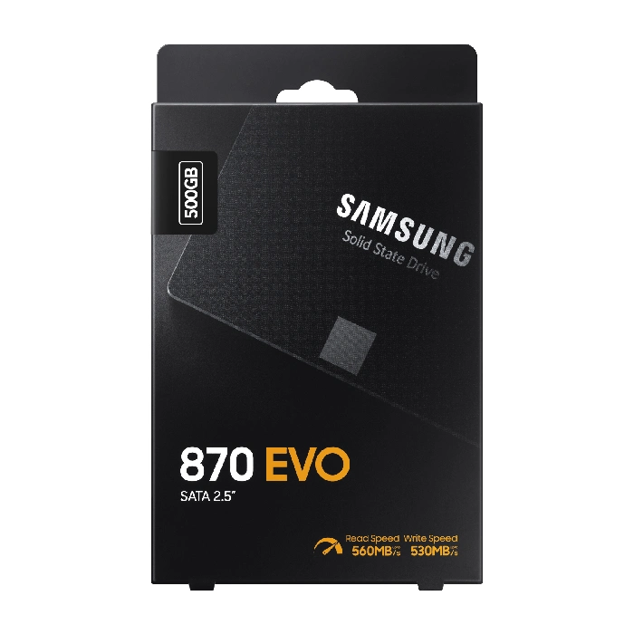 SAMSUNG 870 EVO Series 2.5" 500GB SATA III V-NAND Internal Solid State Drive SSD