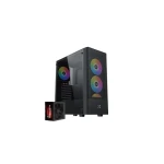 XIGMATEK Case Hero II Air 4 Fan FRGB Mid Tower Gaming Case + X-Power 700W 80