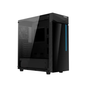 Gigabyte C200 Glass ATX Mid Tower PC Computer Case Black GB-C200G