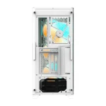 Gigabyte C301 GLASS V2 MID Tower White ATX PC gaming Case GPU 400mm, GB-C301GW TYPE-C V2