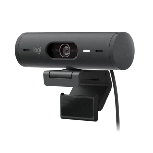 Logitech Webcam Brio 500 Full HD 1080p webcam with light correction, auto-framing, and Show Mode Graphite 960-001422