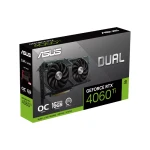 بطاقة الرسومات اسوس دوال جي فورس RTX 4060 Ti ايفو OC سعة 16 جيجابايت GDDR6 - 90YV0JH8-M0NA00