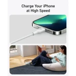 Anker 542 USB-C to Lightning Charging Cable, Bio-Based 3 Feet, White - A80B1H21