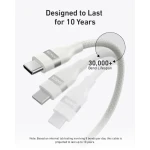 Anker USB-C to USB-C Data Cable 6ft, 240W White - A82E2H22