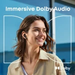 أنكر ساوند كور ليبرتي 5 سماعات أذن لاسلكية مع خاصية إلغاء الضوضاء وتقنية Dolby Audio / باللون الأسود - A3957H11