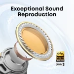أنكر ساوند كور ليبرتي 5 سماعات أذن لاسلكية مع خاصية إلغاء الضوضاء وتقنية Dolby Audio / باللون الأسود - A3957H11
