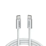 Anker Zolo USB C to USB C 240W Cable, Braided and Dirt-Free Type-C Fast Charging Cable 6ft - White - A8060H22
