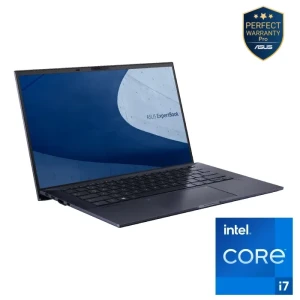 لاب توب اسوس اكسبرت بوك B9400CEA-KC007R انتل كور i7 1165G7 رام 16 جيجابايت و 1 تيرابايت هارد SSD رسومات انتل ايرس Xe شاشه 14 بوصه FHD ويندوز 10 اسود