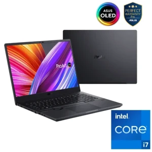 لاب توب اسوس برو ارت ستوديو بوك 16 OLED H7600ZM-OLED007W انتل كور i7-12700H  رام 16 جيجا 1 تيرا SSD رسوماتRTX 3060 سعة 6 جيجا 16 بوصة WQUXGA ويندوز11